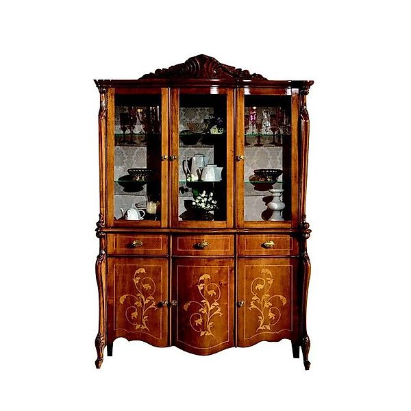 JVmoebel Vitrine Möbel Luxus Holz Stil Schrank Anrichte Vitrinenschrank Des günstig online kaufen