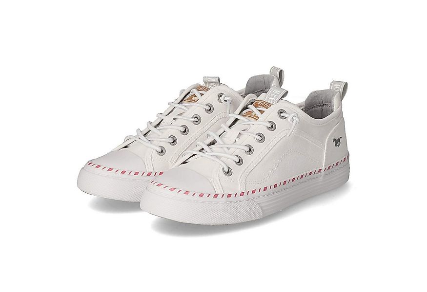 MUSTANG Mustang 1376308-1 Damen Textil weiss Schnürschuh günstig online kaufen