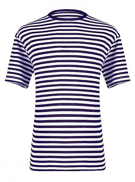 thetru T-Shirt Herren Ringelshirt kurzarm blau-weiß günstig online kaufen