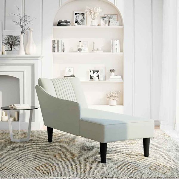 vidaXL Chaiselongue Chaiselongue mit Rechter Armlehne günstig online kaufen