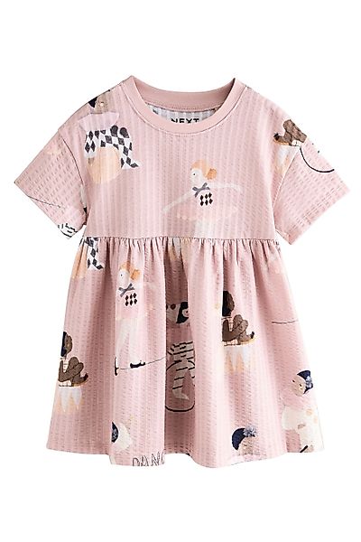 Next Jerseykleid Kurzarm-Jerseykleid aus 100 % Baumwolle günstig online kaufen