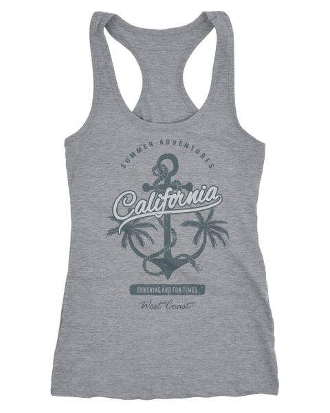 Neverless Tanktop Damen Tank-Top Anker Palmen günstig online kaufen