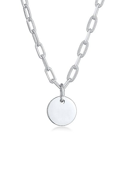 Elli Kette mit Anhänger Plättchen Coin günstig online kaufen