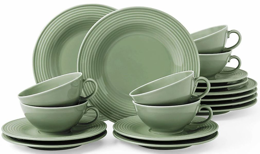 Seltmann Weiden Teeservice "Geschirr-Set Beat" Teller, Tassen, Untertassen, günstig online kaufen