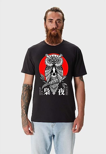 Oldskull T-Shirt ASIAN SECRET OWL SKULL (1-tlg) mit coolem Print günstig online kaufen