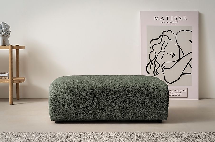 andas Hocker BAKELS, Polsterhocker in Cord günstig online kaufen
