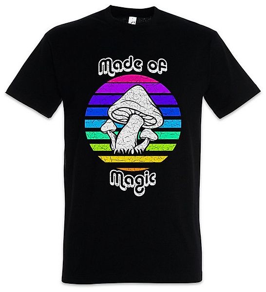 Urban Backwoods Print-Shirt Mushroom Rainbow Herren T-Shirt Vegetararian Ve günstig online kaufen