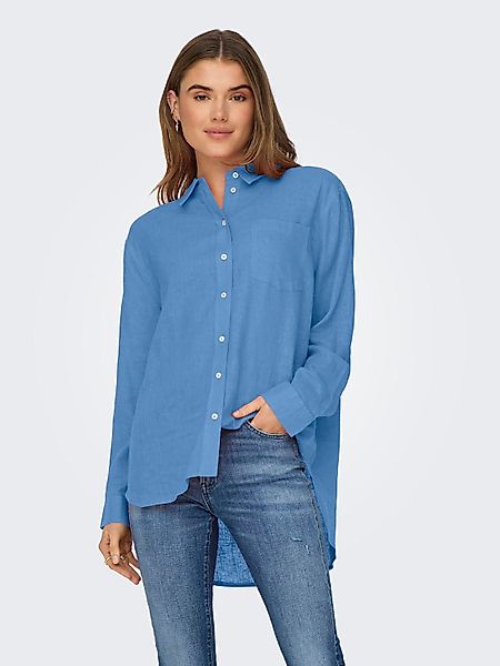 ONLY Longbluse ONLTOKYO L/S LINEN BLEND günstig online kaufen
