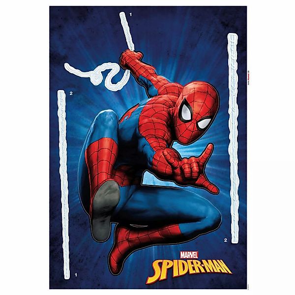 Komar Wandtattoo "Spider-Man - Größe 50 x 70 cm", (3 St.), selbstklebend, W günstig online kaufen