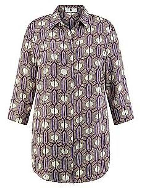 Long-Bluse 3/4-Arm Anna Aura weiss günstig online kaufen