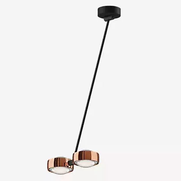 Occhio Sento Soffitto Doppio 80 Up D Deckenleuchte LED 2-flammig, Kopf rosé günstig online kaufen