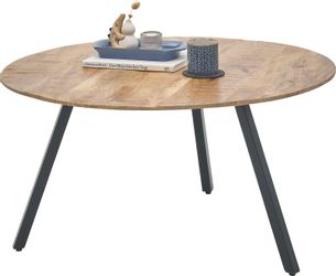 Stolkom Sp.z.o.o. Couchtisch Gloria, rund Massivholz günstig online kaufen