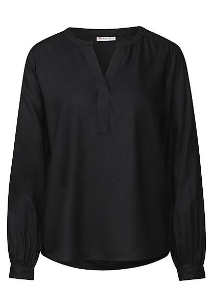 STREET ONE Langarmbluse QR Splitneck tunic blouse UNI günstig online kaufen