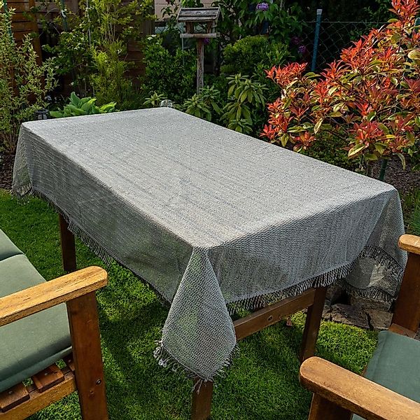 laro Tischdecke Gartentischdecke Wetterfest Rutschfest Eckig günstig online kaufen
