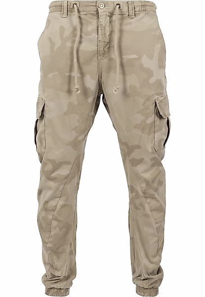 URBAN CLASSICS Cargohose "Urban Classics Herren Camo Cargo Jogging Pants" günstig online kaufen