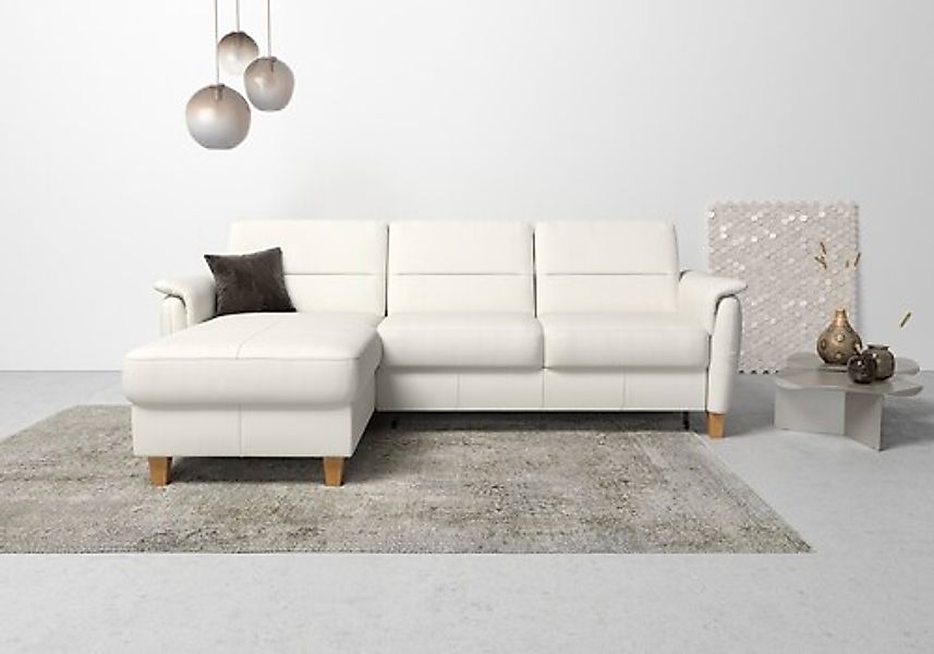 Home affaire Ecksofa »Palmera L-Form, B: 244 cm« optional Bettfunktion & Be günstig online kaufen