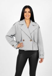Worldclassca Trenchcoat Worldclassca Trenchcoat Crop Kurz günstig online kaufen