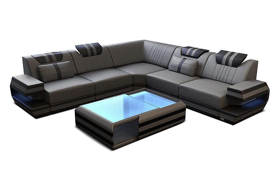 Sofa Dreams Ecksofa Ledercouch Sofa Leder günstig online kaufen