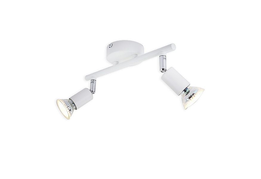 ZMH Deckenstrahler Schwenbar 330° Weiß Modern Schlafzimmerlampe Innen GU10 günstig online kaufen