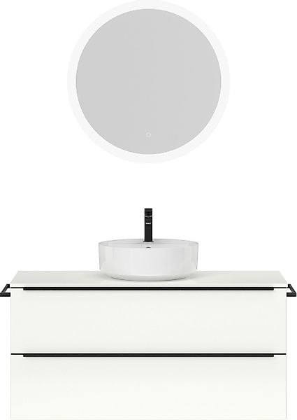 nobilia Badmöbel-Set "Alvene" vormontiert, mit Soft-Close, 2 Stk. tlg. günstig online kaufen