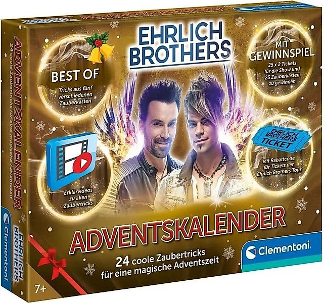 Clementoni® Spielzeug-Adventskalender Ehrlich Brothers - Weihnachtskalender günstig online kaufen