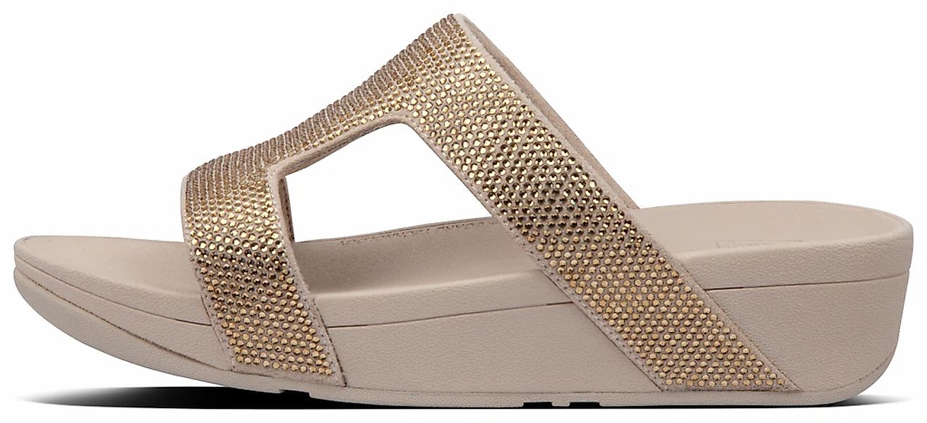 Fitflop Pantolette "MARLI", Sommerschuh, Strandschuh, Sandale, Flats mit Gl günstig online kaufen