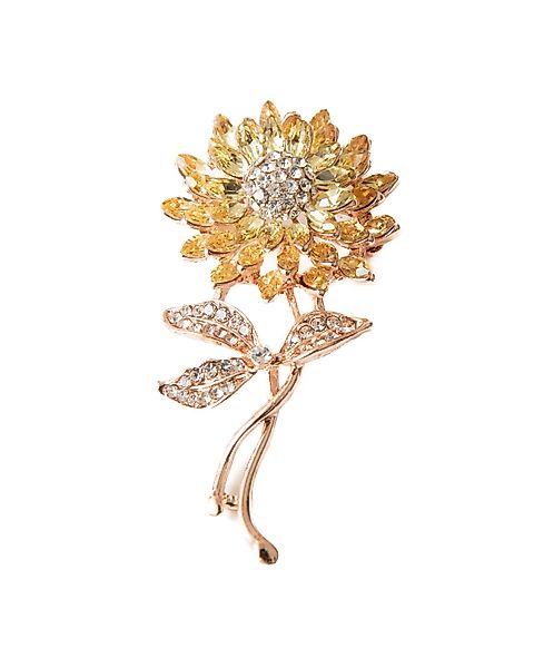 MayTree Brosche "Sonnenblume" (Stück, 1-tlg), Metallbrosche günstig online kaufen
