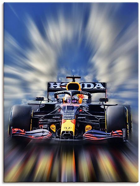 Artland Wandbild »Max Verstappen - Weltmeister der Formel1« Auto 1 Stk. tlg günstig online kaufen