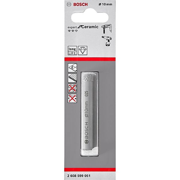 Bosch Diamantbohrer für Keramik 10 mm x 66 mm günstig online kaufen