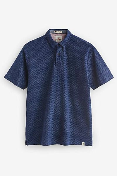 Next Poloshirt Strukturiertes Poloshirt mit Print (1-tlg) günstig online kaufen