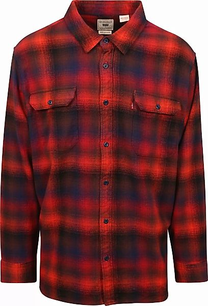 Levi's Überhemd kariert Rot - Größe 3XL günstig online kaufen