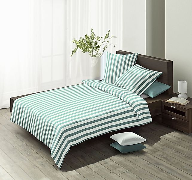 fleuresse Bettwäsche 135x200cm Streifen gestreift in günstig online kaufen