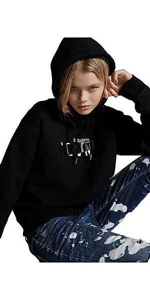 Dsquared2 Rundhalspullover Dsquared2 Be ICON Tape Pullover Schwarz günstig online kaufen