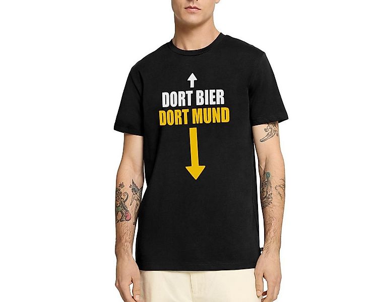 Spreadshirt T-Shirt Dortmund Humor Hier Bier Dort Mund Stadionhumor Männer günstig online kaufen