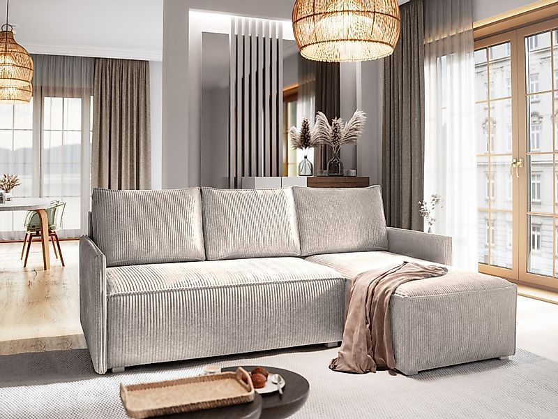 Masseno Ecksofa PERUSI mit Schlaffunktion L-Form, günstig online kaufen