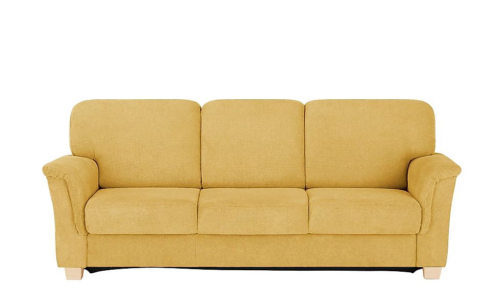 smart Sofa  Valencia - gelb - 224 cm - 90 cm - 93 cm - Polstermöbel > Sofas günstig online kaufen