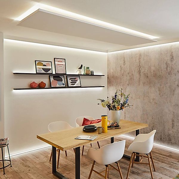 Paulmann LED-Streifen »MaxLED 250 Stripe 2,5m IP44 Cover 2700K 10W 24V Silb günstig online kaufen