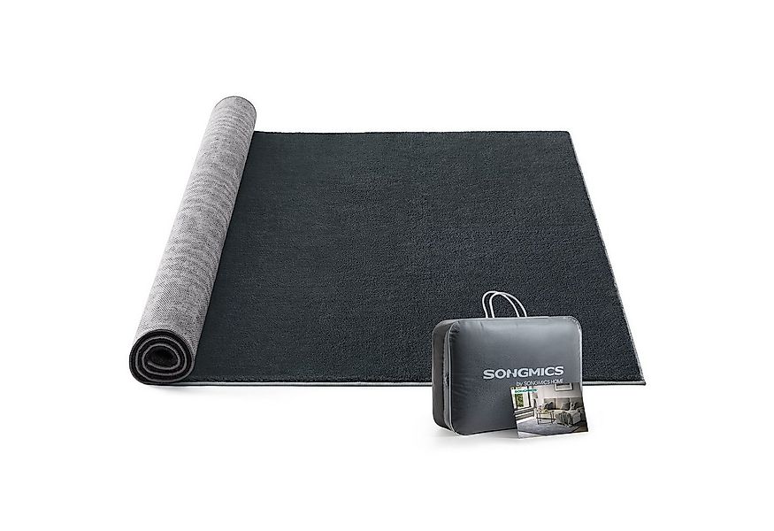 SONGMICS HOME Teppich, Rechteck, Wohnzimmerteppich, rutschfest, maschinenwa günstig online kaufen