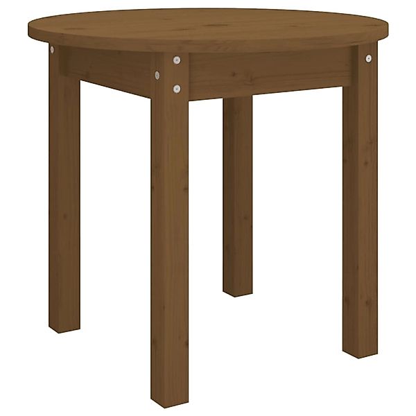 vidaXL Couchtisch Honigbraun Ø 45x40 cm Massivholz Kiefer 822335 günstig online kaufen