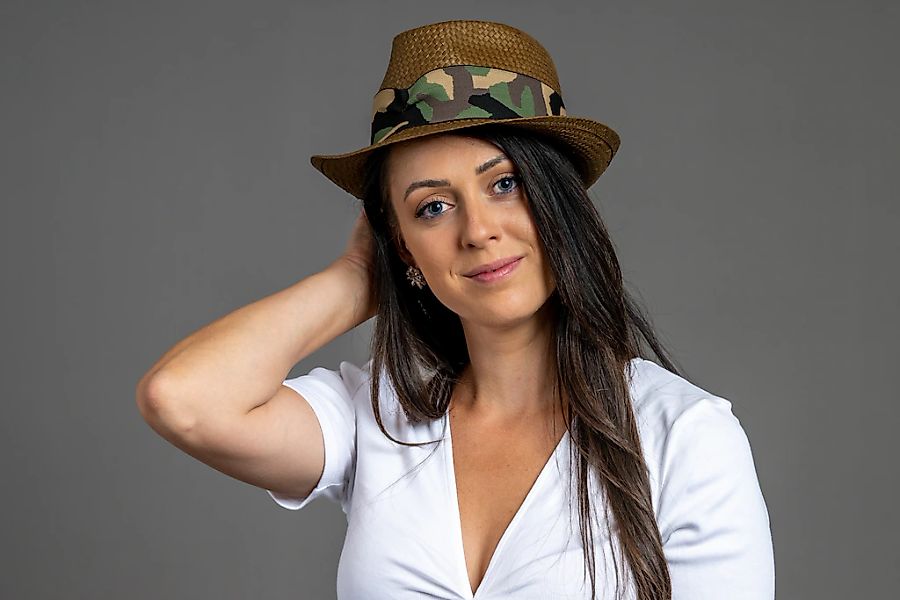 COLLEZIONE ALESSANDRO Trilby "Expedition" 1 Stk. tlg. handgefertigt in Ital günstig online kaufen