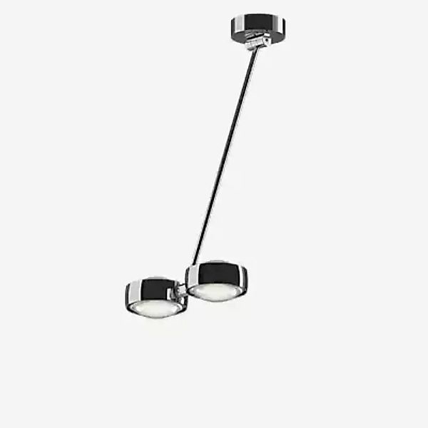 Occhio Sento Soffitto Doppio 60 Up D Deckenleuchte LED 2-flammig, Kopf chro günstig online kaufen