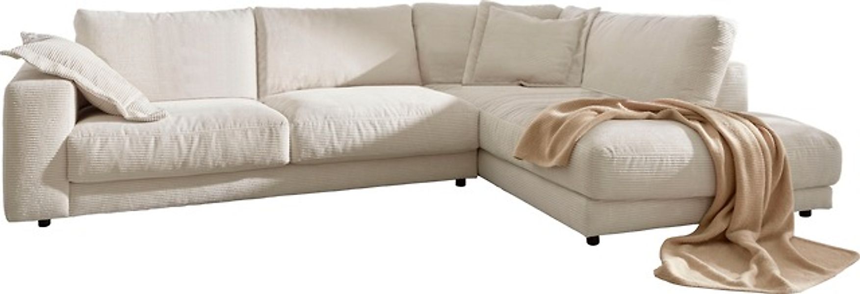 Home affaire Ecksofa »Enisa XXL B/T/H: 325/224/85 cm L-Form« Kuschelig, gem günstig online kaufen