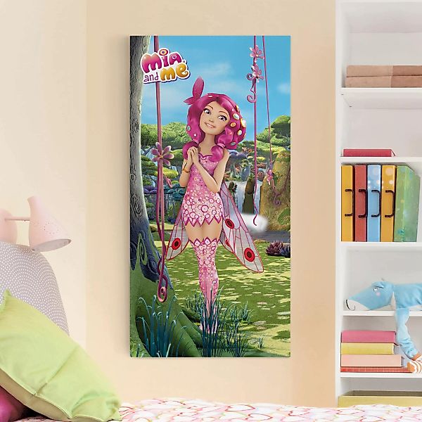 Leinwandbild Kinderzimmer - Hochformat Mia and me - Mias Welt günstig online kaufen