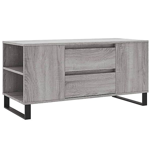 vidaXL Couchtisch Grau Sonoma 102x44,5x50 cm Holzwerkstoff günstig online kaufen