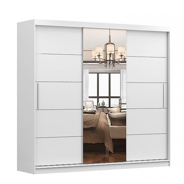 MOEBLO Kleiderschrank ALFA (Schwebetürenschrank 2-türig Schrank günstig online kaufen