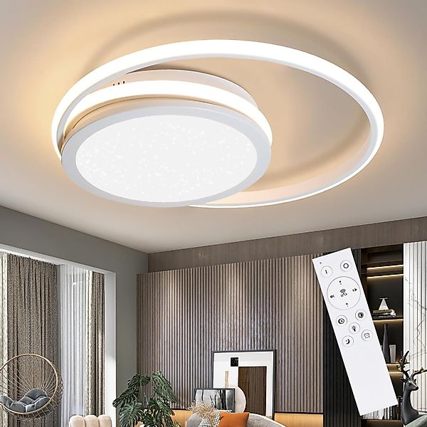 Nettlife LED Deckenleuchte Wohnzimmer Sternnenhimmel 56W günstig online kaufen