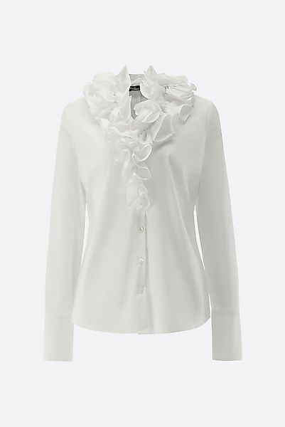 Bluse mit Rüschen und Stretch günstig online kaufen