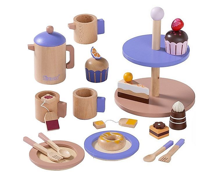 howa Spielgeschirr howa Kaffeeset und Teeset aus Holz für Kinder 4898, Kaff günstig online kaufen