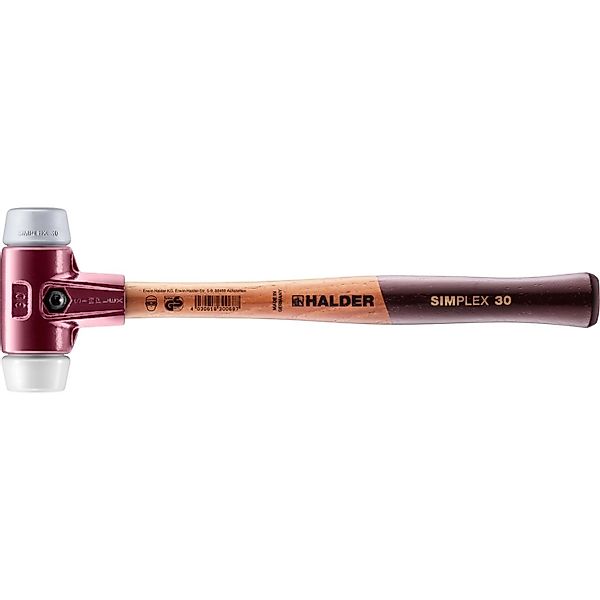 Halder Simplex Schonhammer Ø 30 mm TPE-mid Grau   Superplastik mit Tempergu günstig online kaufen