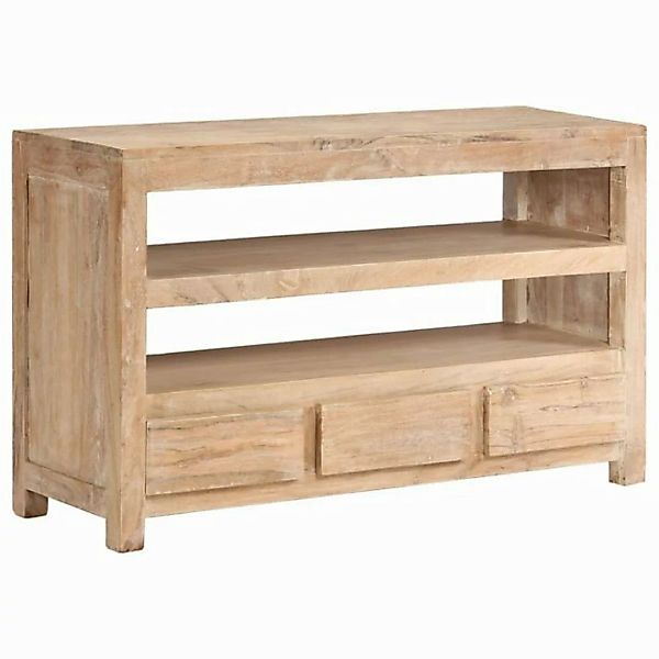 furnicato TV-Schrank Massivholz Akazie 90x30x55 cm Hellbraun (1-St) günstig online kaufen